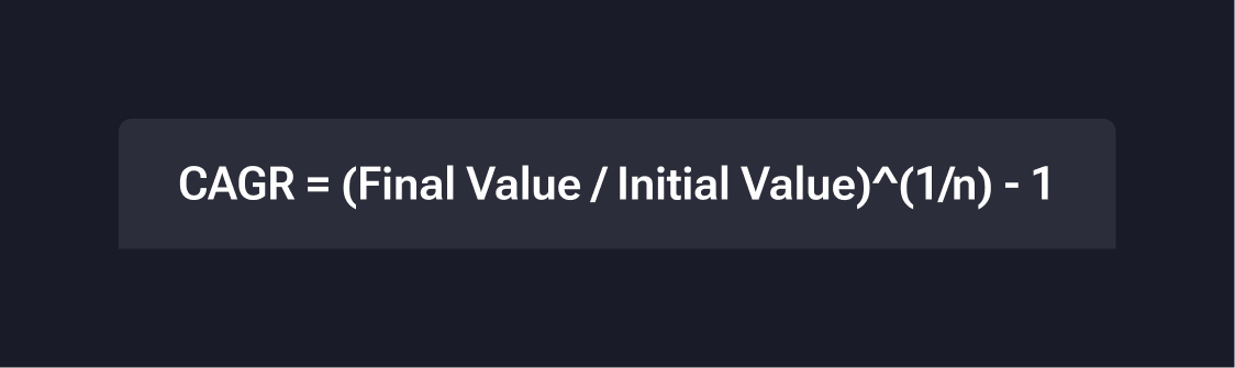 CAGR Formula